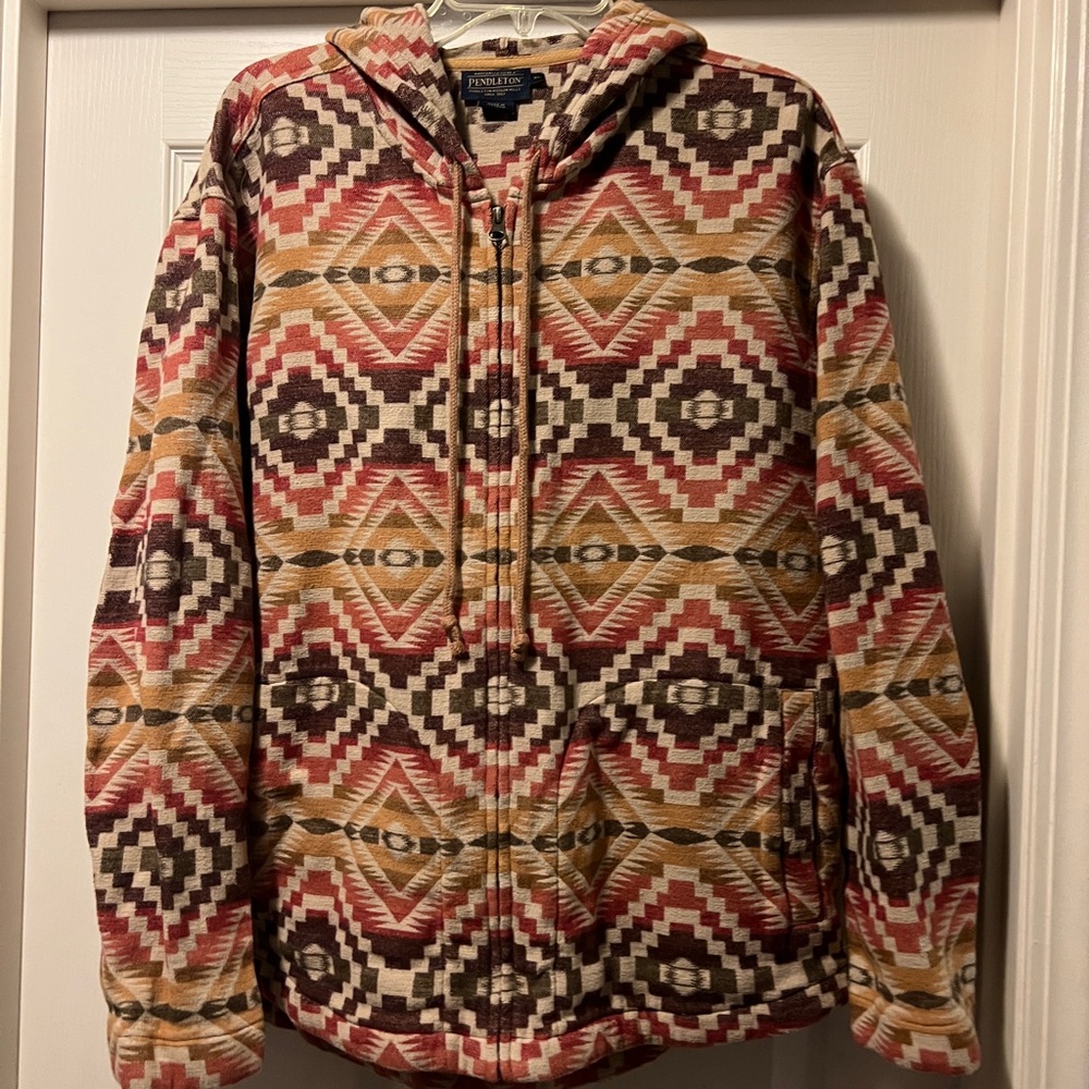 Pendleton Multicolor Zigzag Hoodie